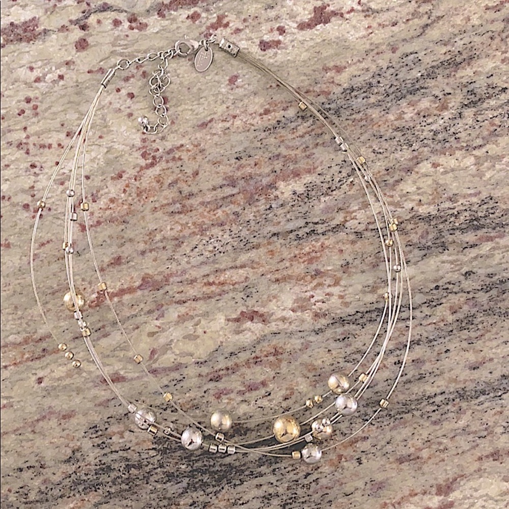 Lia Sophia layered bead necklace